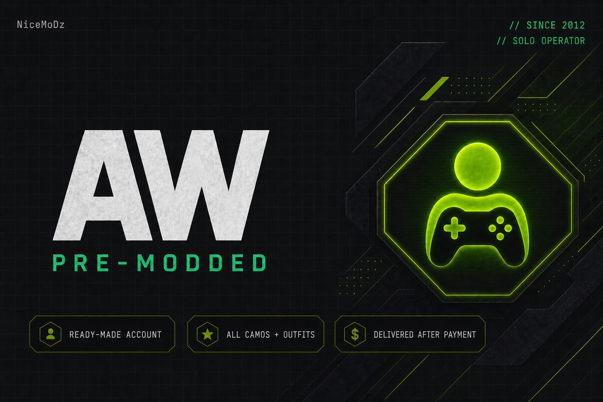 Advanced Warfare Pre-Modded Account