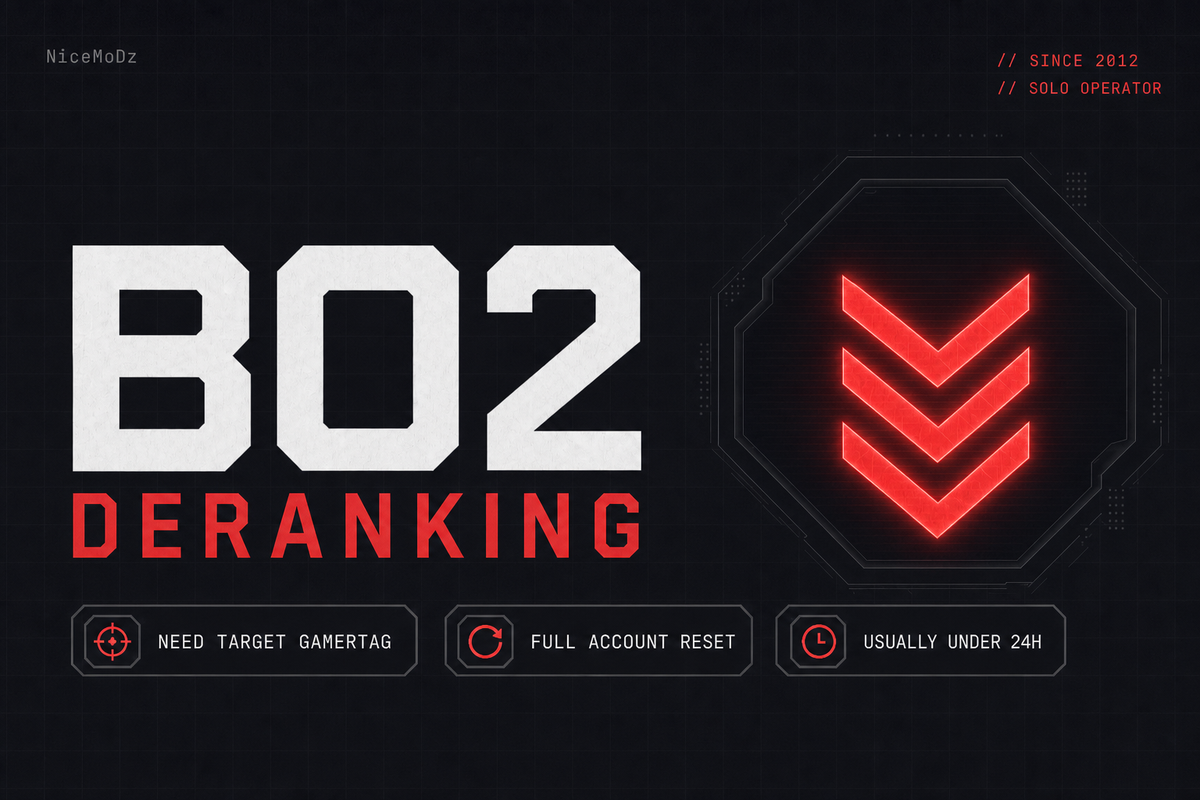 Black Ops 2 Deranking Service