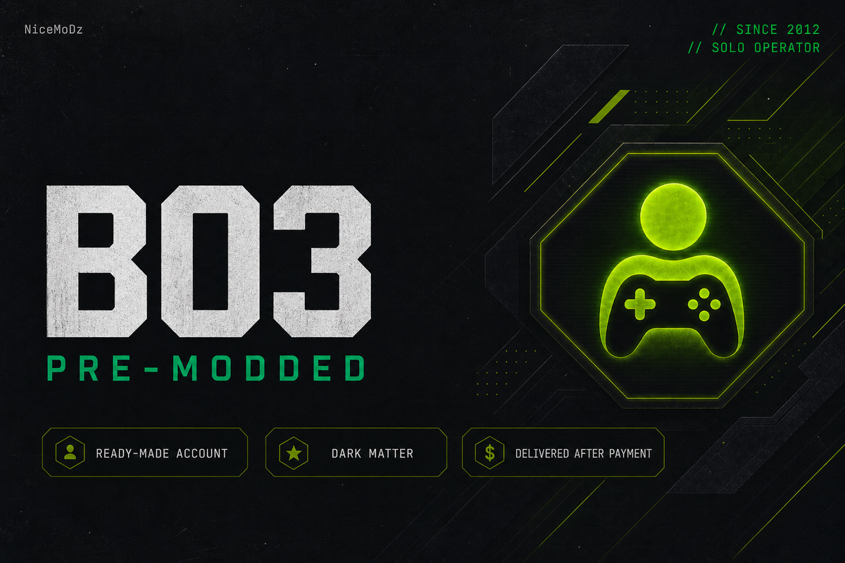 Black Ops 3 Pre-Modded Account