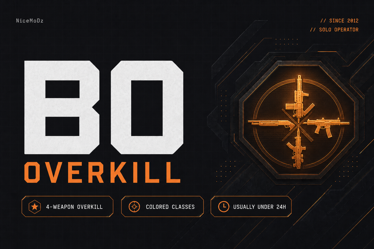 Black Ops Overkill Classes