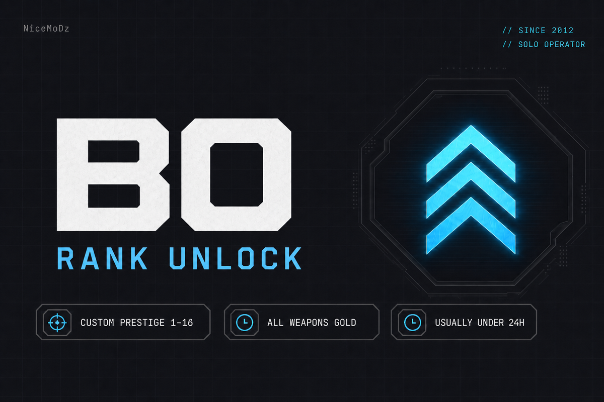 Black Ops Rank/Unlock
