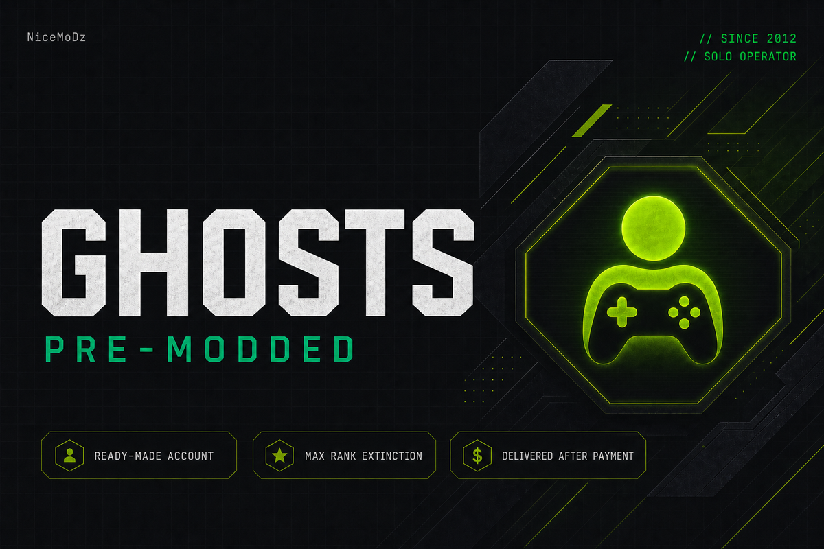 Ghost Pre-Modded Account