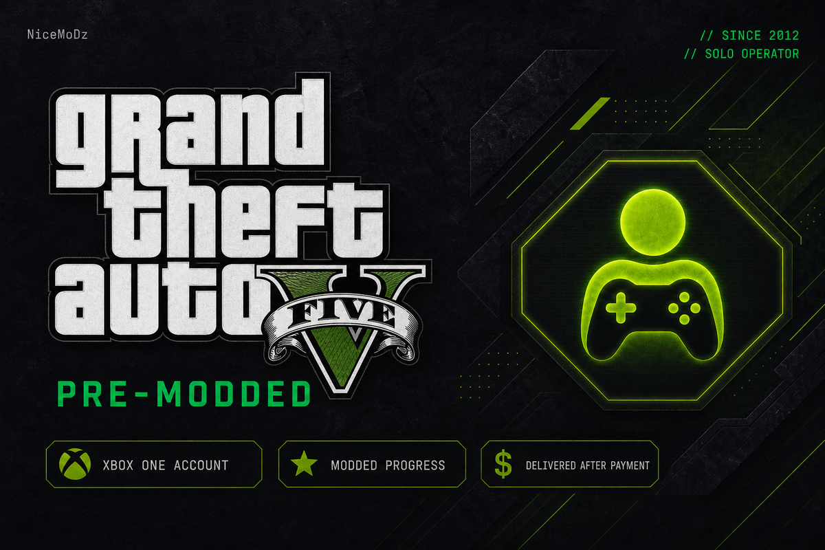 Grand Theft Auto V Pre-Modded Account (Xbox One)