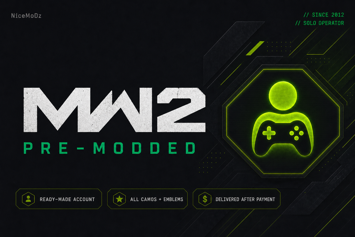 Modern Warfare 2 Pre-Modded Account