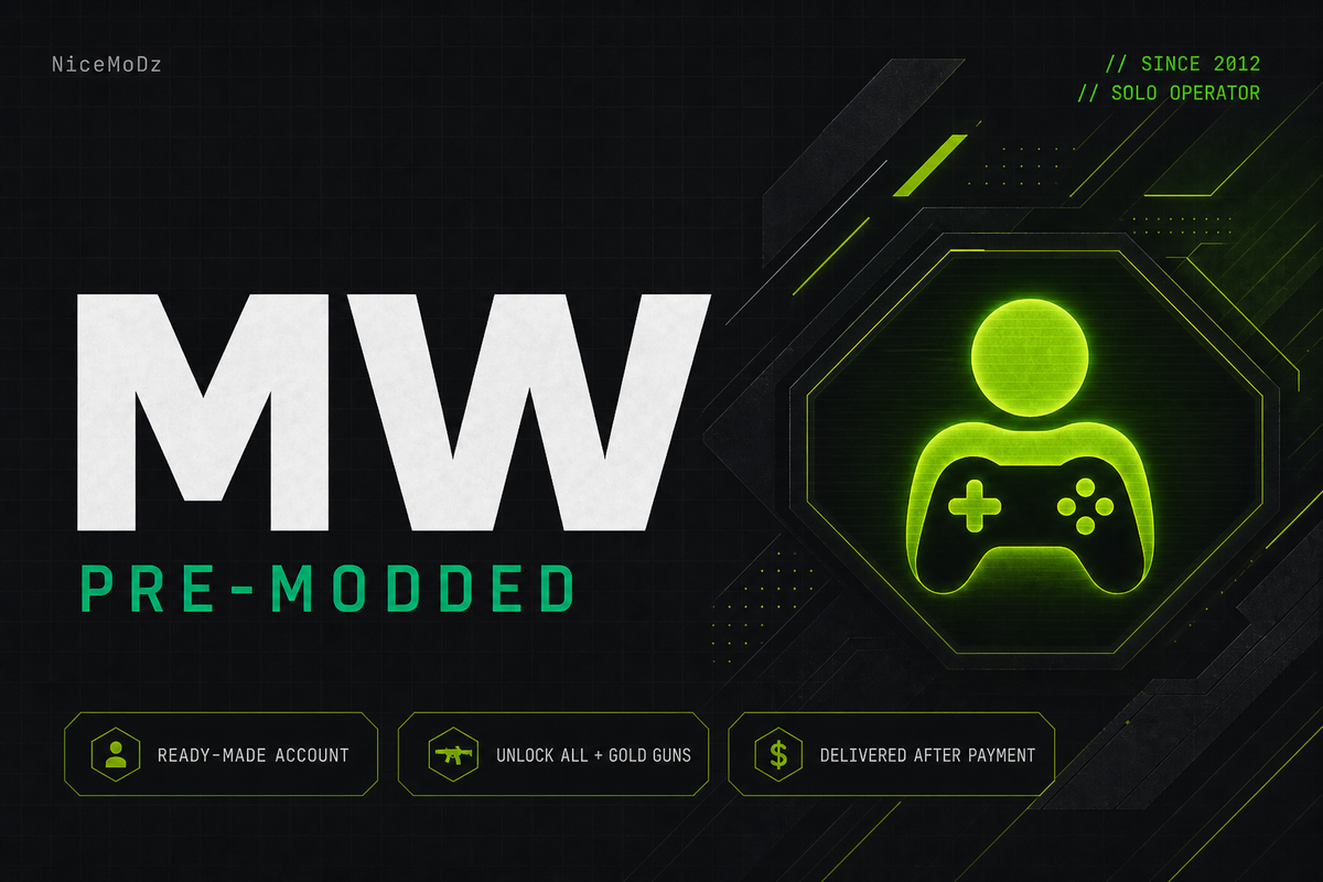 Modern Warfare Pre-Modded Account