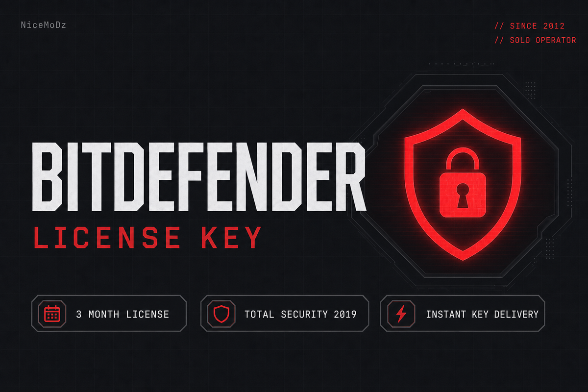 Bitdefender Total Security 2019 3 Months - Key