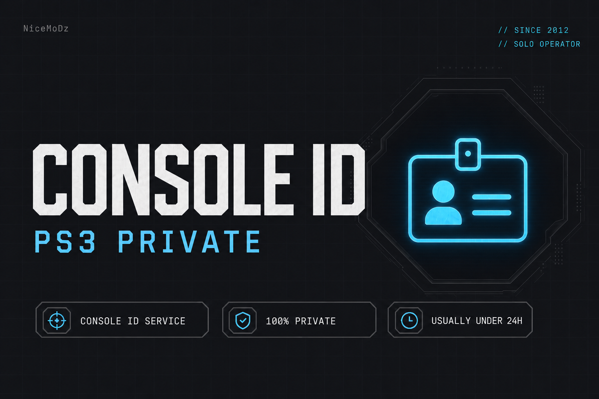 PS3 Console ID and PSID 100% Private