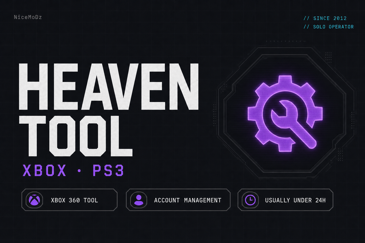 Heaven Recovery/Modding Tool [XBOX 360/PS3]
